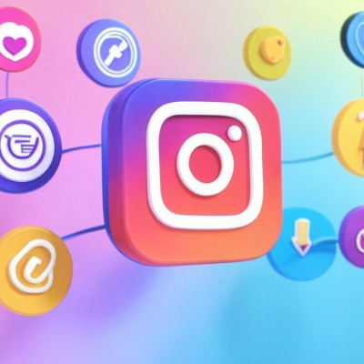 simbolos de redes sociais como instagram